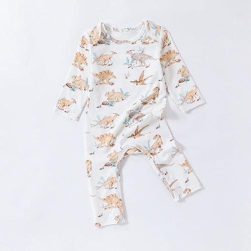 Autumn and Spring New Arrival Baby Unisex Animals Pattern Long Sleeves